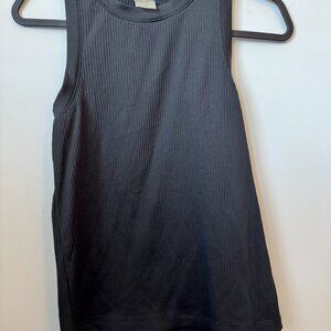 Calia by Carrie Underwood Size Medium (M) Women's Black Ribbed Tank Top Sleevele